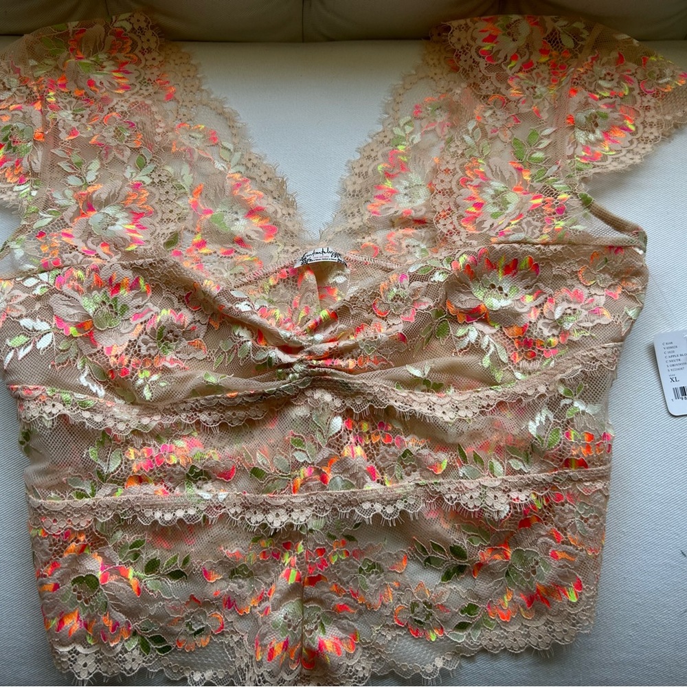 Free People Garden Party Lace Top